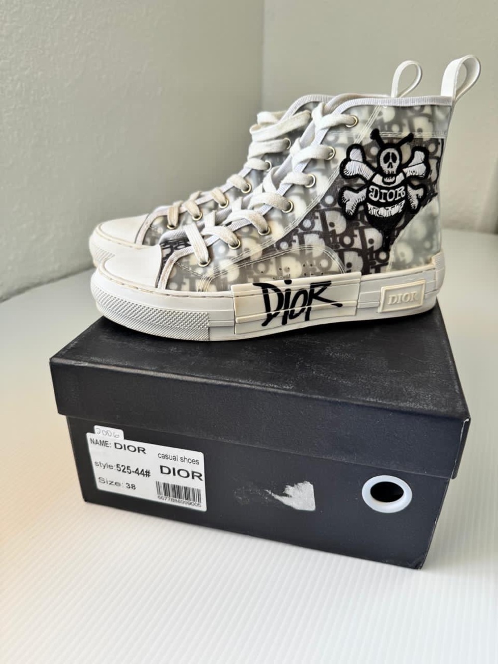 Dior B23 High-Top Sneakers Size 38 - Picture 8 of 10